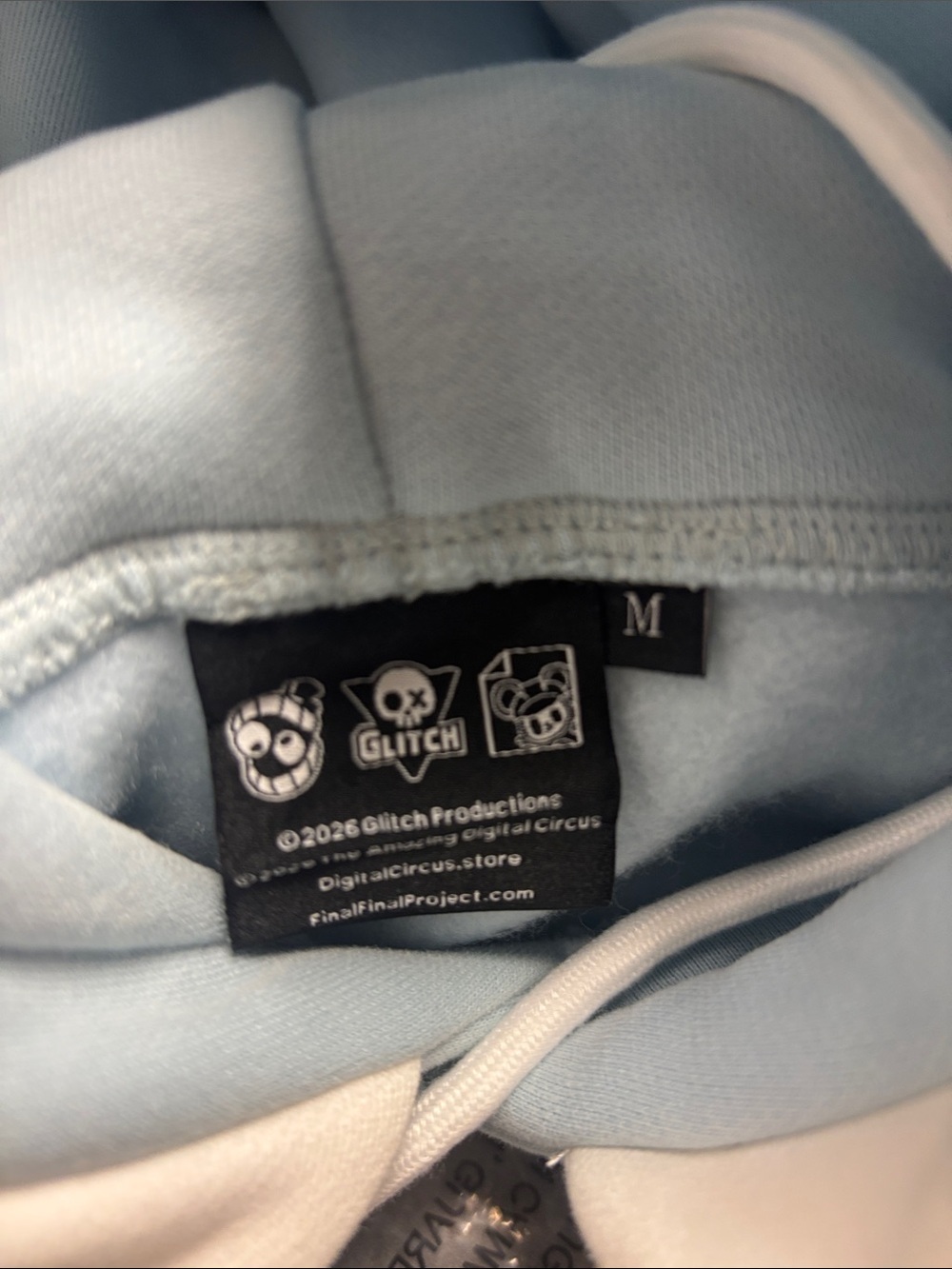 Glitch Productions The Amazing Digital Circus Bubble Hoodie – Medium Unisex - Picture 10 of 10